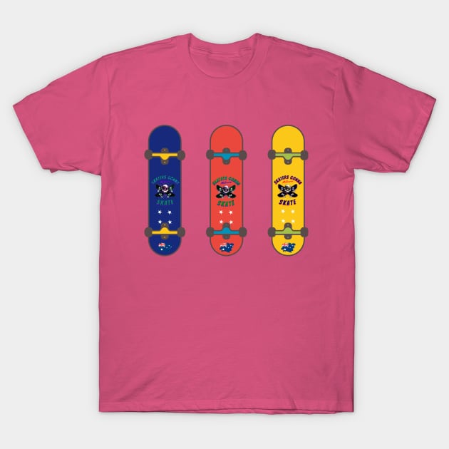 SKATERS GONNA SKATE MELBOURNE AUSTRALIA SKATEBOARD T-Shirt by DAZu